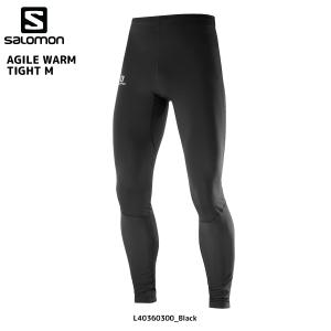SALOMON（サロモン）【2020/保温スポーツタイツ/限定】 AGILE WARM TIGHT M（アジャイルウォームタイツ メンズ）L40360300【ランニングタイツ】