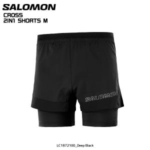 SALOMON（サロモン）CROSS 2IN1 SHORTS M（クロス2イン1 ショート メンズ）【軽量速乾パンツ】【2023/数量限定】｜linkfast