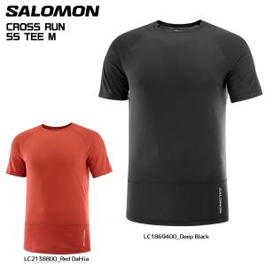 SALOMON（サロモン）CROSS RUN SS TEE M（クロスラン ショートスリーブティー メンズ）【ランニングTシャツ】【2023/吸汗速乾Tシャツ】｜リンクファスト ヤフー店