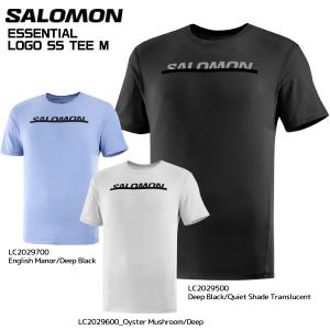 SALOMON（サロモン）ESSENTIAL LOGO SS T M（エッセンシャル ロゴ SSティーメンズ）【アウトドアTシャツ】【2023/軽量快適Tシャツ】｜linkfast