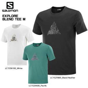 SALOMON（サロモン）EXPLORE BLEND TEE M（エクスプロア― ブレンド ティー）【ブランドTシャツ】【在庫処分セール】｜linkfast