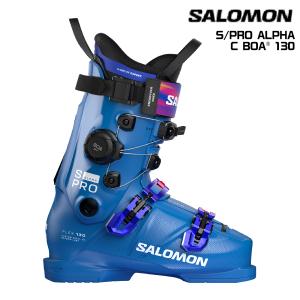 2026-27 SALOMON（サロモン）S/PRO ALPHA C BOA 130 BLUE（S/プロ アルファ Cボア 130）/ L49297700【スキーブーツ/スキー靴】【早期ご予約】