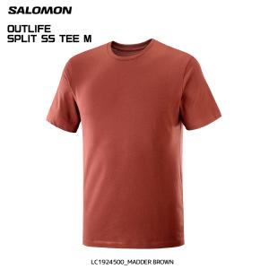 SALOMON（サロモン）OUTLIFE SPLIT SS TEE（アウトライフ スピリット SS ティー）【アウトドアTシャツ】【在庫処分セール】｜linkfast