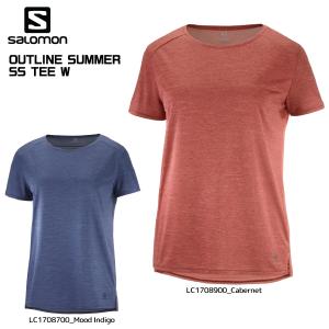 SALOMON（サロモン）OUTLINE SUMMER SS TEE W（アウトラインサマー SSティー ウィメンズ）【レディス/吸汗速乾Tシャツ】【在庫処分セール】｜リンクファスト ヤフー店