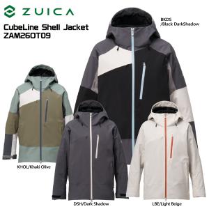 2026-27 ZUICA（ズイカ）CubeLine Shell Jacket（キューブライン シェルジャケット）/ ZAM26OT09【スキージャケット】【12月納品/受注生産】【早期ご予約】