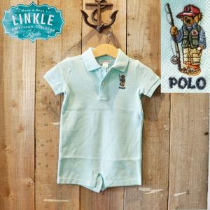 【ベビー】Polo Ralph Lauren(ポロラルフローレン):ポロベア ポロシャツ ロンパース【 ポロベアー 半袖 infant 】｜Linkle京都