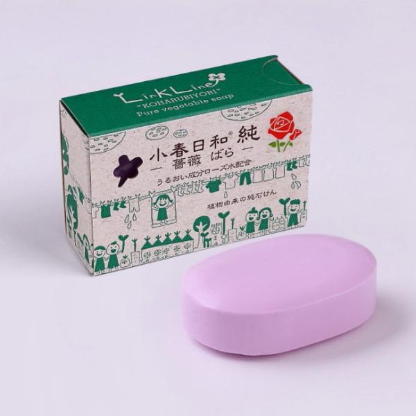 植物油石けん 小春日和　純  薔薇