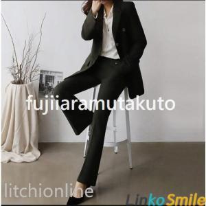 安い ズボンスーツ セットアップ レディース パンツスーツ 春秋フォーマル 通勤 Ol カジュアルスーツ 2点セット スリクルートスーツ オフィス セレモニースーツ Ls Linko Smile 通販 Yahoo ショッピング