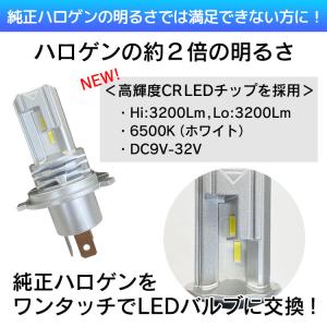 バイク用LEDヘッドライト H4 LA-M4 ...の詳細画像1