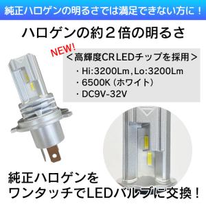 バイク用LEDヘッドライト H4 LA-M4 ...の詳細画像1