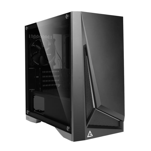 【訳あり品】Antec ARGB搭載、強化ガラス仕様のMicro ATX対応コンパクトPCケース G...