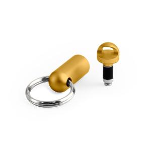 Pluggy Lock イヤホンジャックに装着するストラップホール（おまけリストストラップが付属） PL-GOLD-WS ゴールド