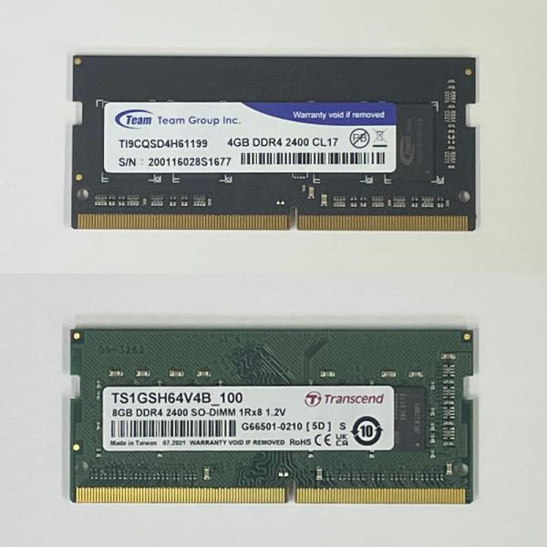 【新品バルク品】ノートPC用 ミニPC用 DDR4 メモリ DDR4-2400MHz SO-DIMM...