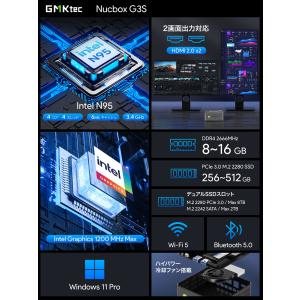 GMKtec ミニPC Nucbox G3S ...の詳細画像2