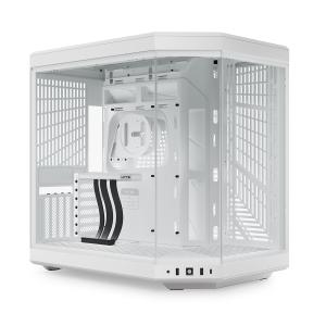 HYTE PCケース Y70 レッド 独自のピラーレス式パノラマ強化ガラスを