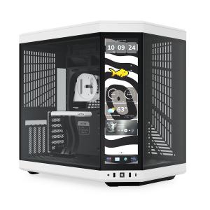 HYTE PCケース Y70 Touch Infinite パンダ 14.9インチ タッチスクリーン搭載 ピラーレスPCケース Y70 Touch Infinite Panda