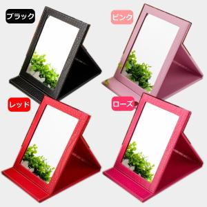 鏡 卓上ミラー 折りたたみ 化粧鏡 卓上 おし...の詳細画像5