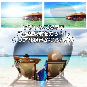 サングラス 偏光 メンズ スポーツ UVカット...の詳細画像2