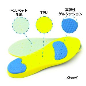 インソール スポーツ 衝撃吸収 土踏まず かか...の詳細画像3