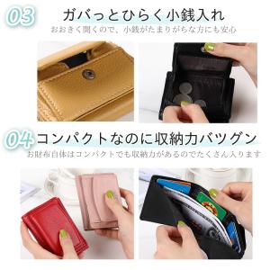 ミニ財布 三つ折り財布 コンパクト 使いやすい...の詳細画像3