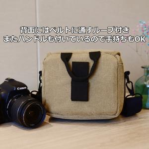 カメラバッグ ショルダー 一眼レフ 女子 ミラ...の詳細画像5