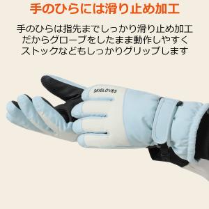 スキーグローブ 子供 キッズ ジュニア 男 女...の詳細画像2