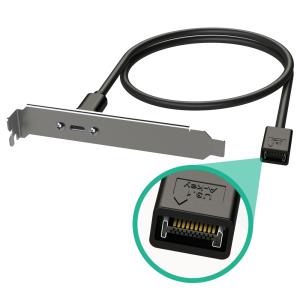 USB Cタイプ リアスロット アダプター 60cm｜linkup-japan