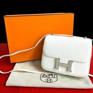 HERMES 極 美品 箱 袋付 エルメス X 刻印 コンスタンスIII ミニ ヴォー  