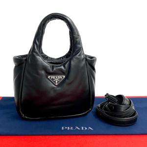 PRADA（プラダ） SOFT GRAIN ブランドオフ レザー トートバッグ ソフト