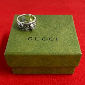 GUCCI グッチ サイズ:16号 773855 GUCCIロゴリング 中古 HJ12 : RINKAN  