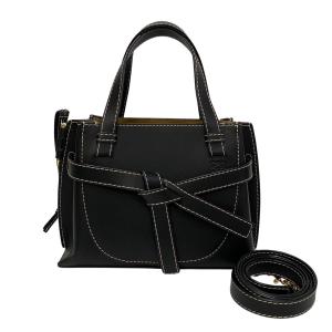 未使用保管品 希少品 袋付き LOEWE ロエベ アナグラム ロゴ カーフ 