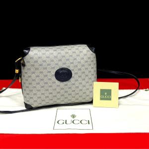 GUCCI 極 美品 グッチ オールドグッチ ヴィンテージ マイクロ GG ロゴ  