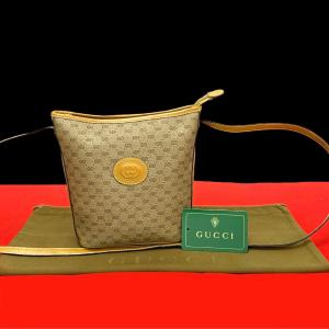 GUCCI（グッチ） 007・58・0093 マイクロGGショルダーバッグ ブラウン