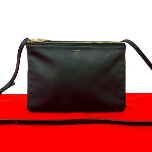 極 美品 CELINE セリーヌ トリオ レザー...の商品画像
