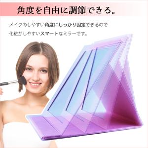 卓上ミラー 大型 化粧鏡 スタンドミラー テー...の詳細画像1