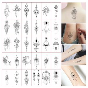 タトゥーシール ステッカー　アジアン　フェイクタトゥー ファッションシール 5枚入 刺青 入れ墨 tattoo