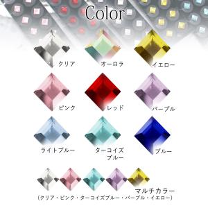 耳つぼジュエリー プチプラ スクエア 1シート...の詳細画像2