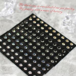 ブラックリング 耳つぼジュエリー 20粒 送料...の詳細画像4