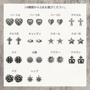 耳つぼジュエリー 自由に選べる3点セット ヴィ...の詳細画像2