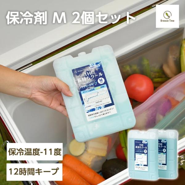 保冷剤 2個セット -11℃強力 ハードタイプ Mサイズ 700g 保冷材 災害 緊急時 停電  長...