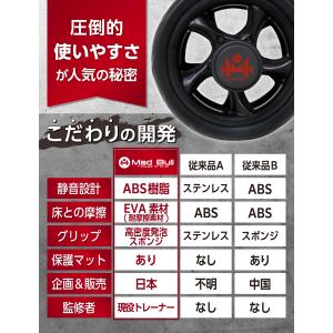腹筋ローラー プッシュアップバー 2点 セット...の詳細画像3
