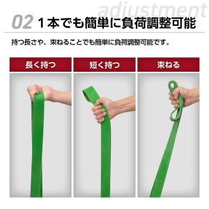 トレーニングチューブ 懸垂チューブ 負荷 58...の詳細画像2