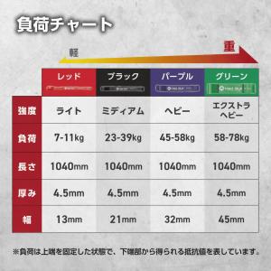 トレーニングチューブ 懸垂チューブ 負荷 58...の詳細画像5