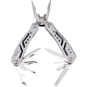 マルチツールペンチ 多機能ペンチ マルチツール マルチツールナイフ サバイバルツールペンチ 折畳式  ミニ型 アウトドア 収納ケース付き