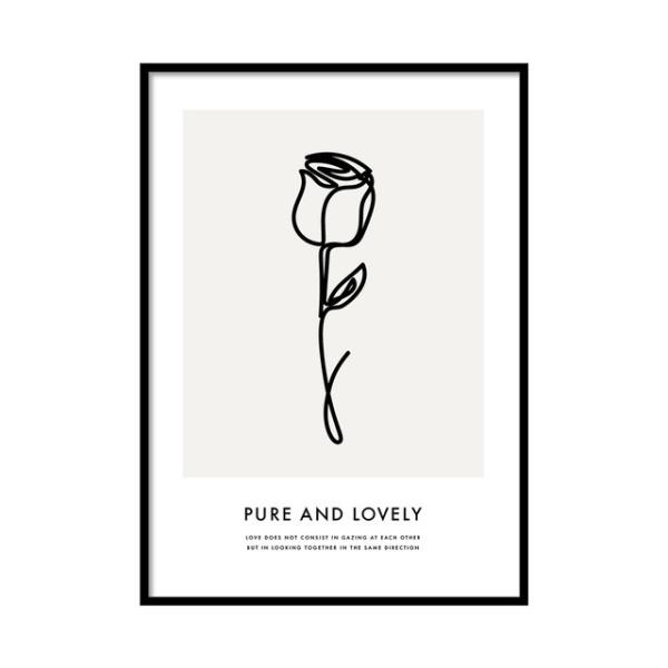 A0041/線画/アートポスター/インテリア/モダン/ウォールデコレーション/壁掛け/アートパネル/...