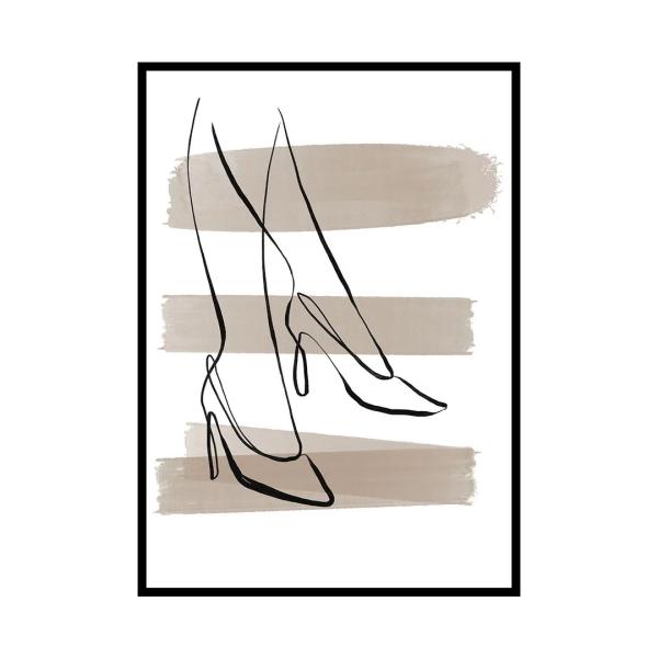 A0198/線画/アートポスター/インテリア/モダン/ウォールデコレーション/壁掛け/アートパネル