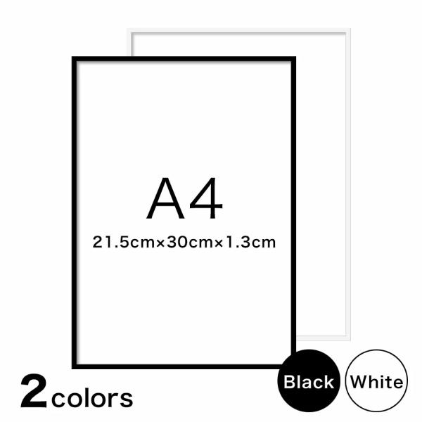 F00A4/LINSL ポスターフレーム単体/A4サイズ/額縁　【映り込みが少ない】【高級感】【丈夫...