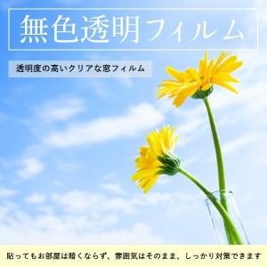 窓ガラス 遮熱フィルム 遮熱シート 透明 飛散...の詳細画像3