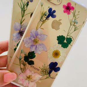 送料無料押し花 手作り iPhoneXケース ...の詳細画像3