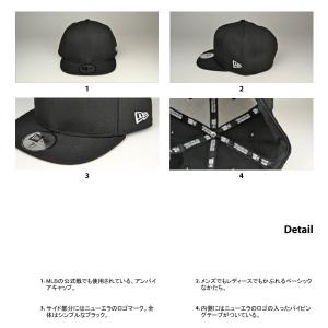 ニューエラ アンパイア キャップ 無地 ツバ短...の詳細画像3